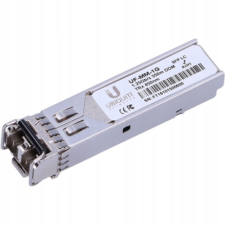 Ubiquiti Vysílací a přijímací modul Sfp (mini-GBIC) LC multi-mode Uacc-