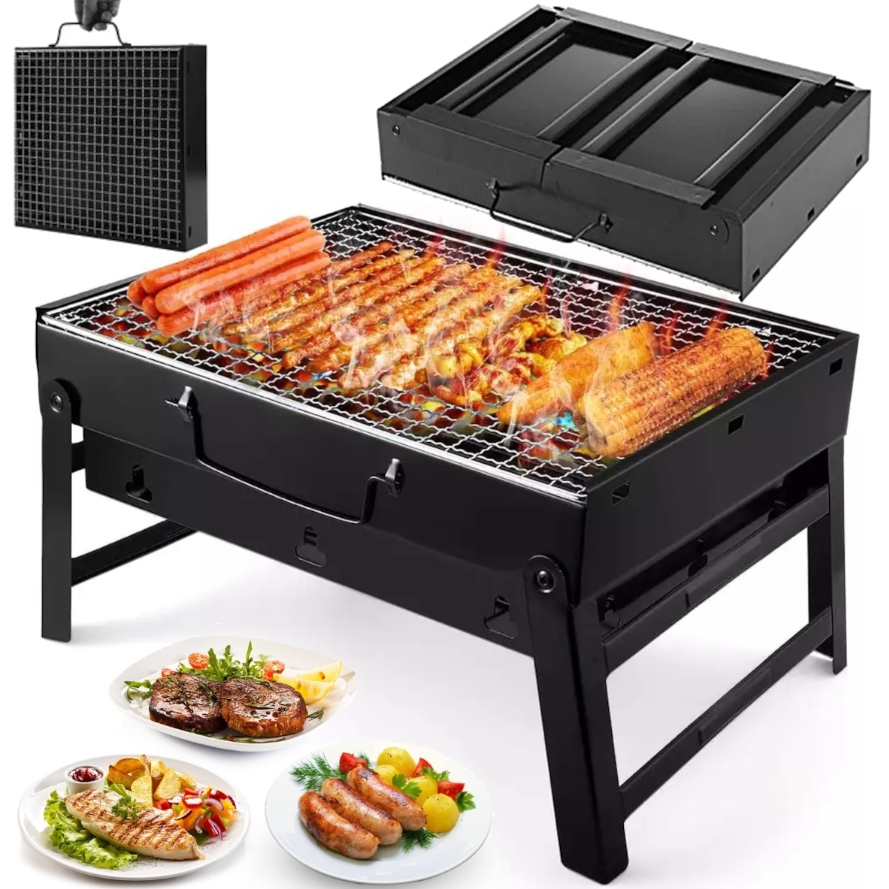 

Mini Grill Bbq Turystyczny Walizka Składany