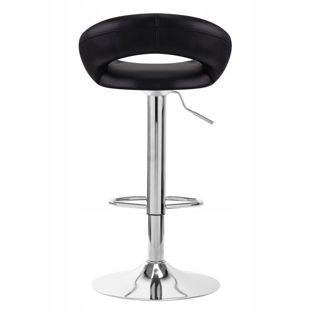 HOKER BAROWY QS-B10 CZARNY Wysokość mebla 123 cm