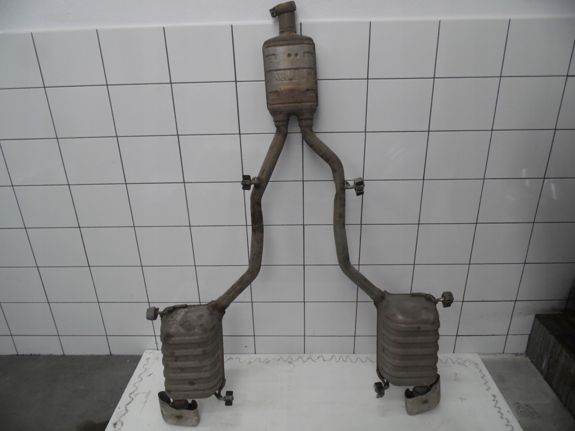 ГЛУШИТЕЛЬ ВЫХЛОПНЫХ ГАЗОВ В СБОРЕ MERCEDES SLK R 172 AMG 1.8