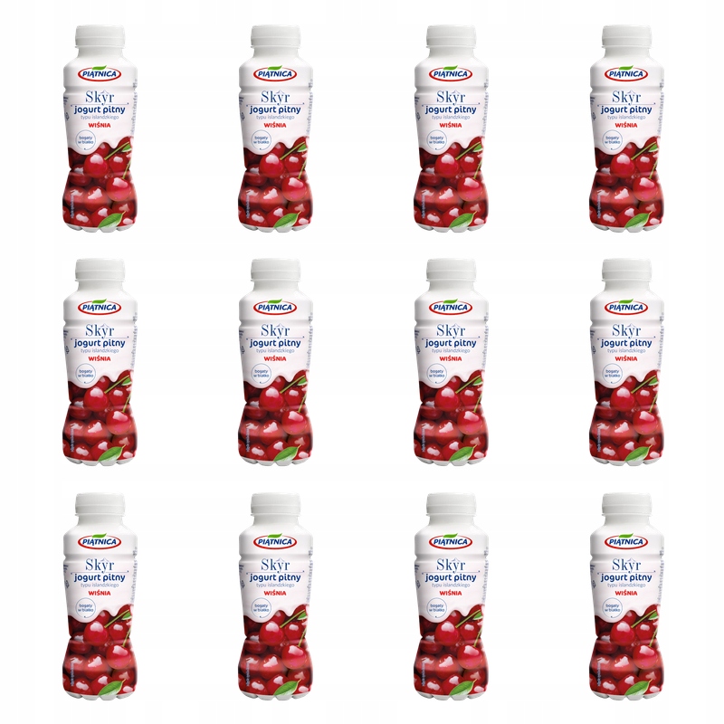 Pitný jogurt Skyr višeň Piątnica 330 ml X12