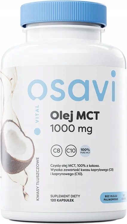 Osavi MCT olej 1000mg 120 mäkkých kapsúl