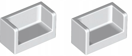 

Lego Panel 1x2x1 biały 6248490 23969 - 2 szt