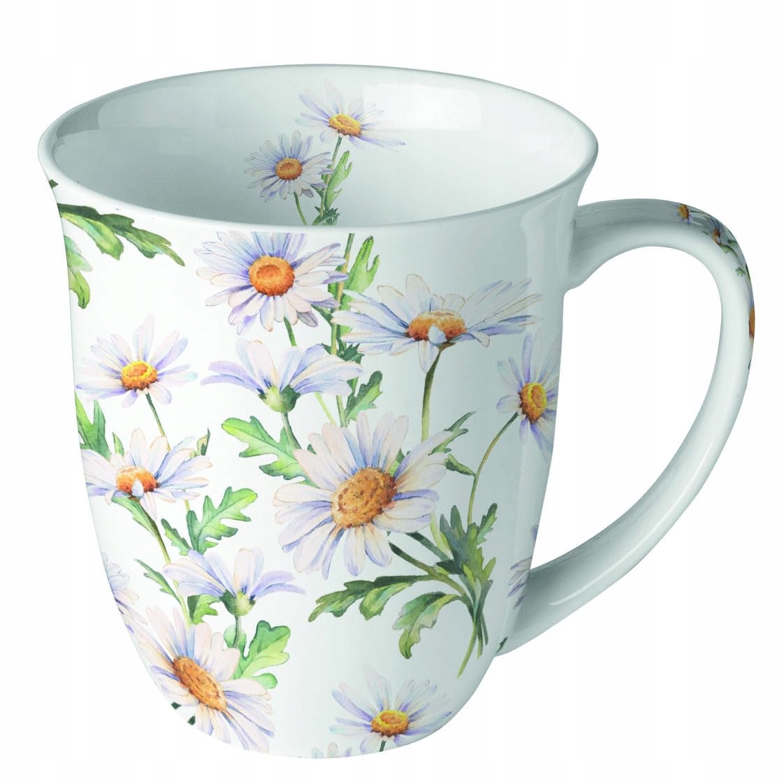 Ambiente Šálek Káva Čaj Hrnek 0,4 l Porcelán Květiny Daisies