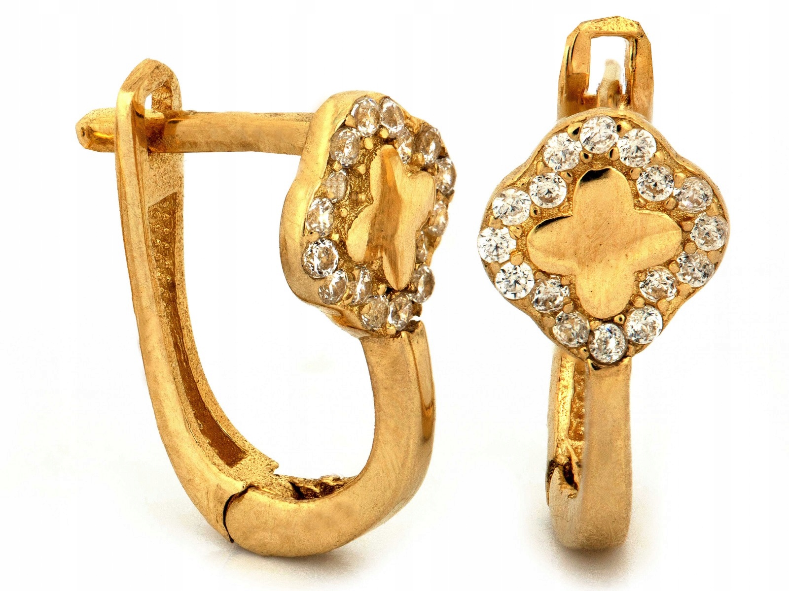 Značkové Náušnice ze 14k zlata 585