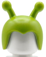 

Lego czapka z czułkami - limonkowa