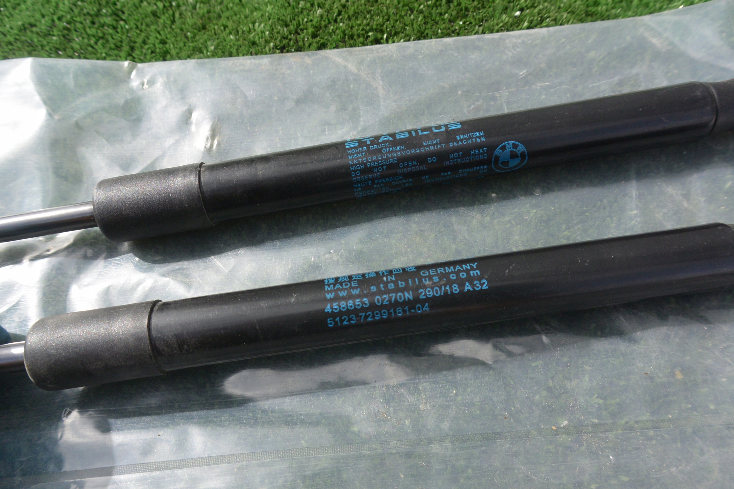 telescope bonnets damper BMW I3 I01 KOMPLET