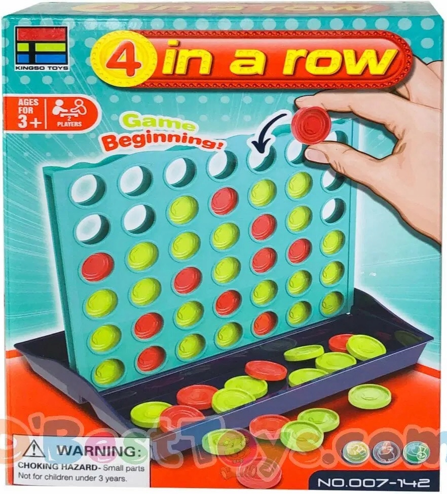 ZABAWKA UMYSŁOWA LOGICZNA GRA UKŁADANKA 4 IN A ROW