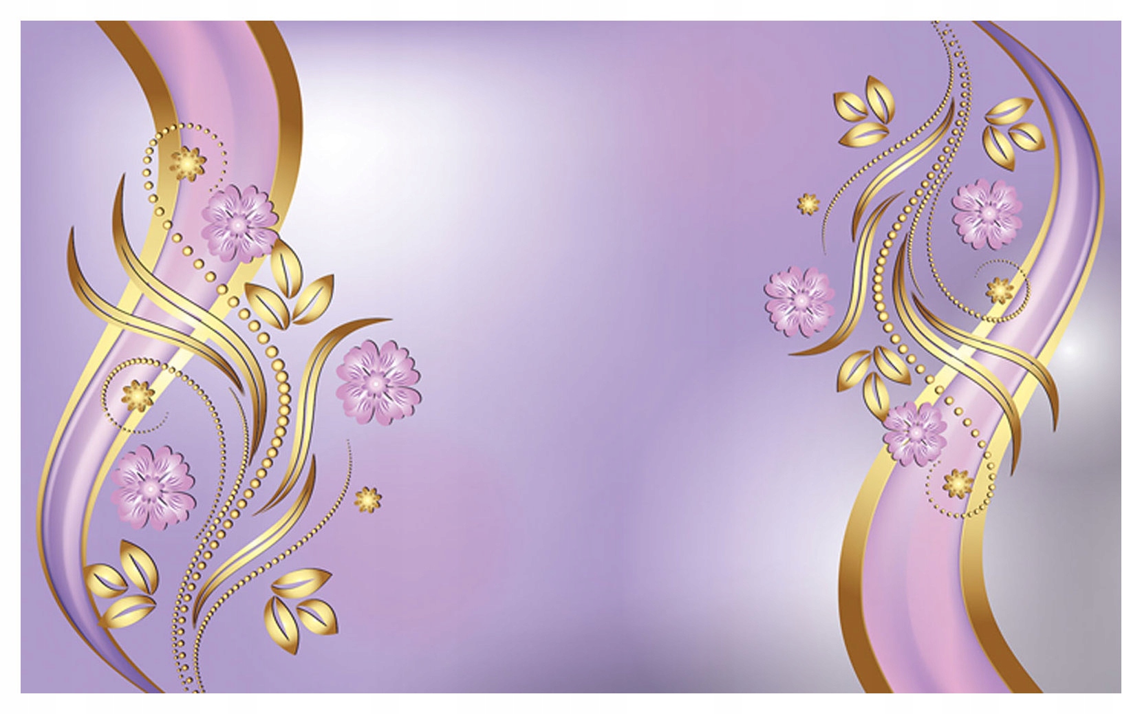 Fototapeta Lilie Zlato-fialová Rozkvet Vinylová abstrakcia 368x254 lepidlo