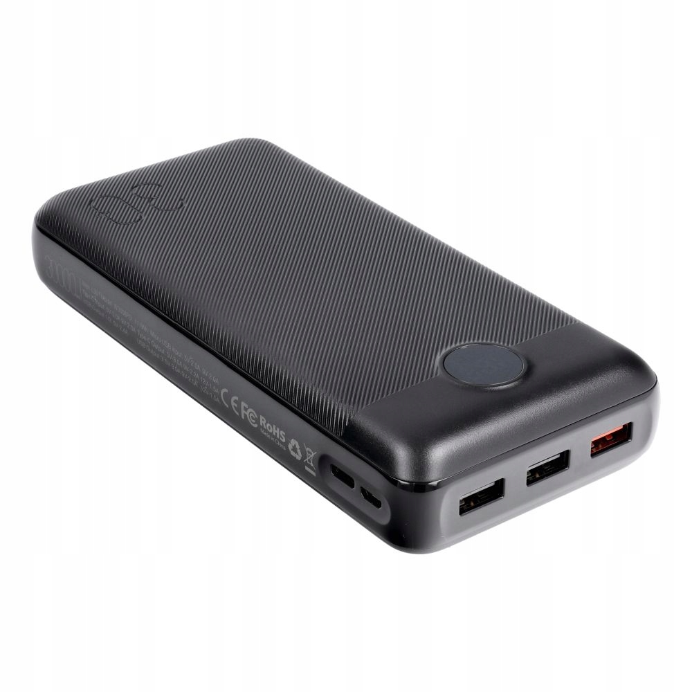 Veger powerbanka 30000 mAh Pd QC3.0 3A 20W L30 (W3008PD) černá