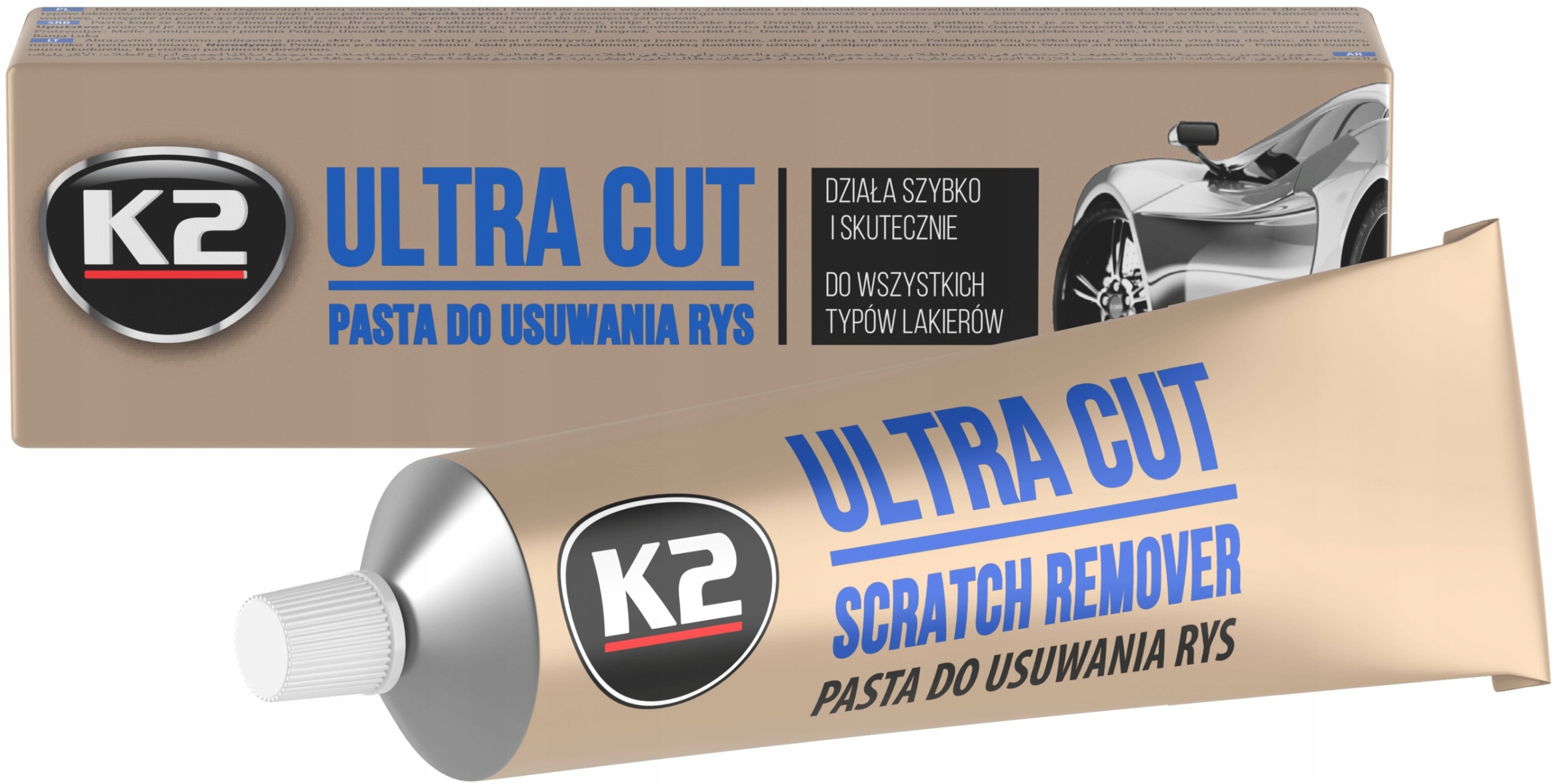 

K2 Ultra Cut Pasta Do Lakieru Do Usuwania Rys 100G