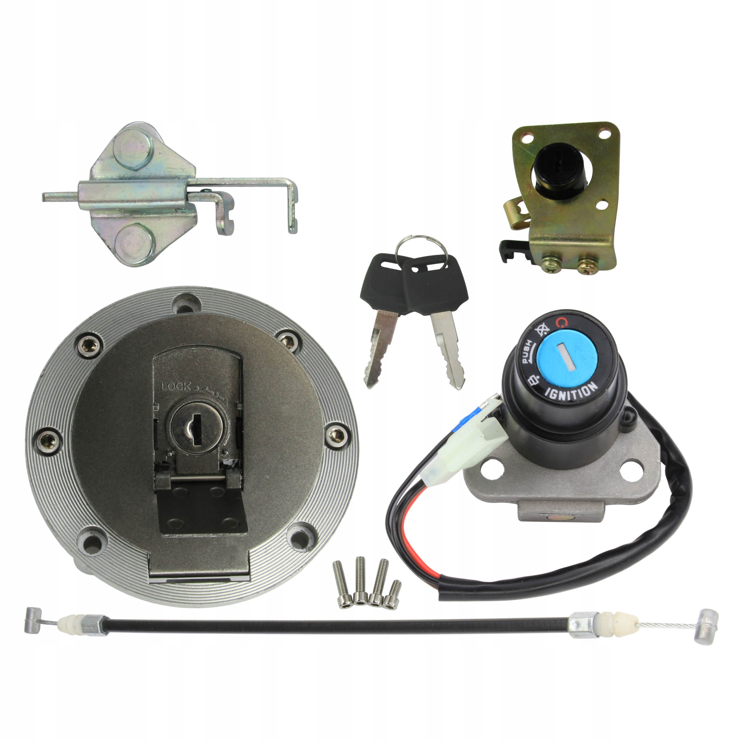 STACYJKA ZESTAW ZAMKÓW ZAMKI ZIPP PRO 50 GT X-RACE