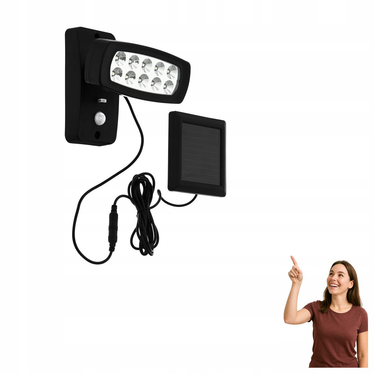 Led venkovní nástěnné svítidlo 2W se senzorem Palizzi 98187 Eglo