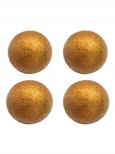 Levně udanewypieki Dekorativní Čokoládové Koule Sun zlaté 4 ks