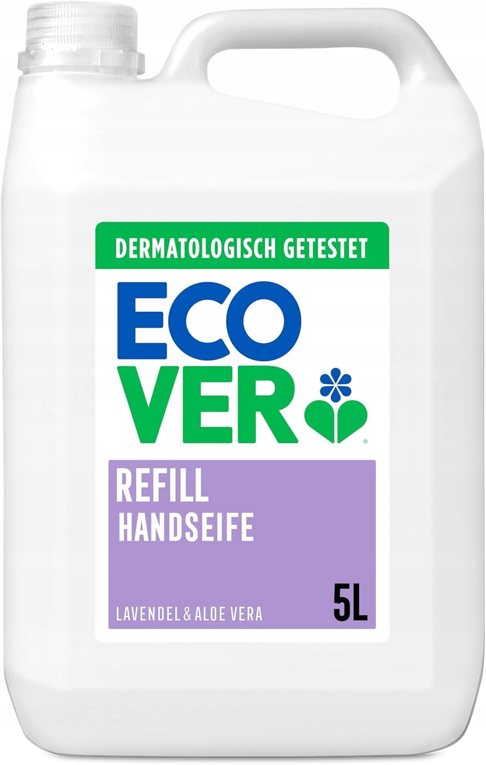 Levně Ecover Mýdlo na ruce Levandule aloe 5 l neutrální rostlinné pH biologicky rozložitelné