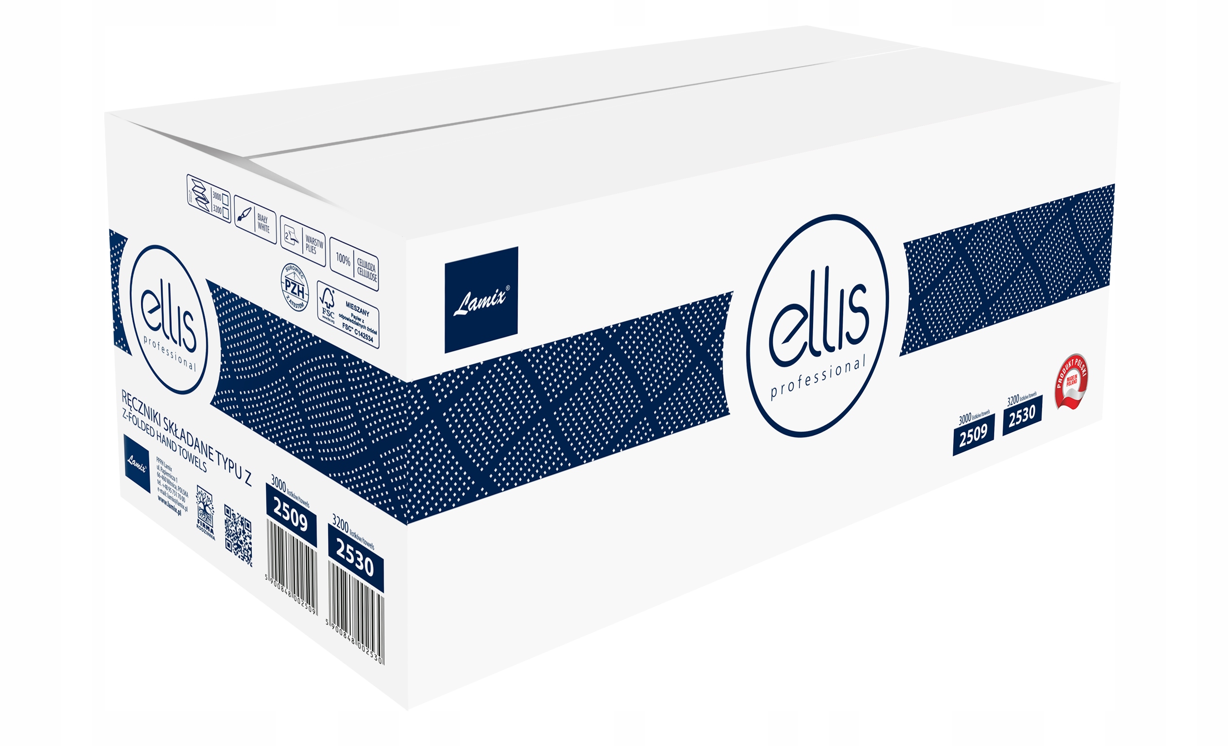 Levně Papírový skládací ručník Zz 20,3 x 24 cm karton