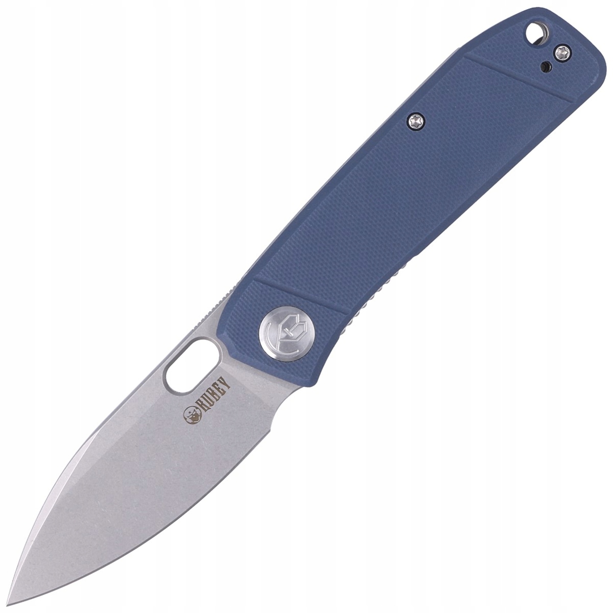 Nůž Kubey Hyde Denim Blue G10 Sand Blasted KU2104D