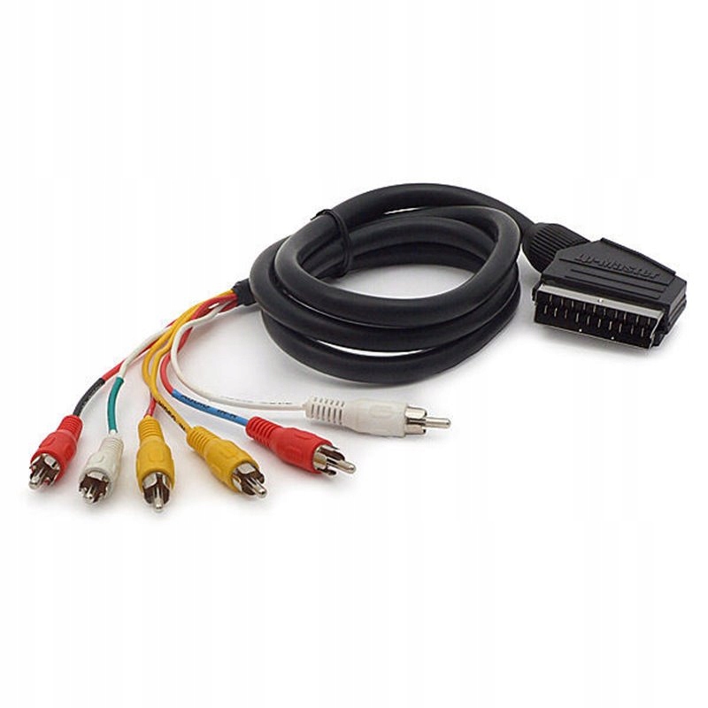 Kabel SCART - 6RCA IN-OUT 1,5m EN04