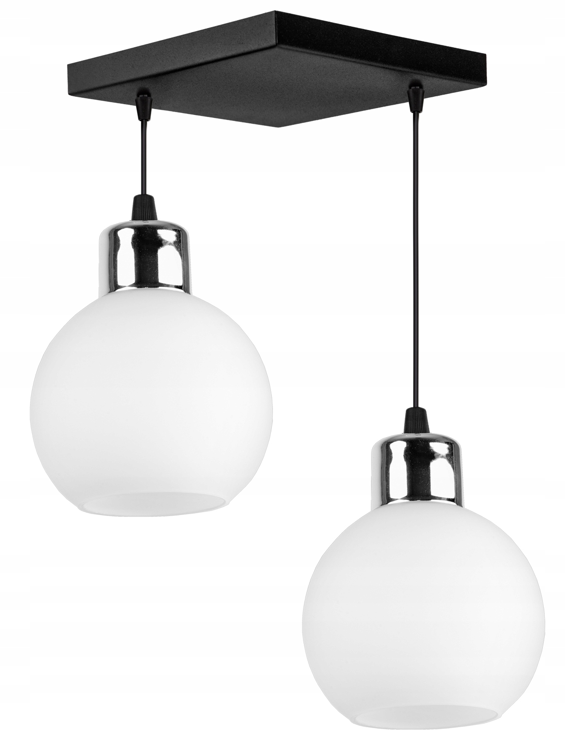 

Szklana Lampa Wisząca Sufitowa Żyrandol Kule Led