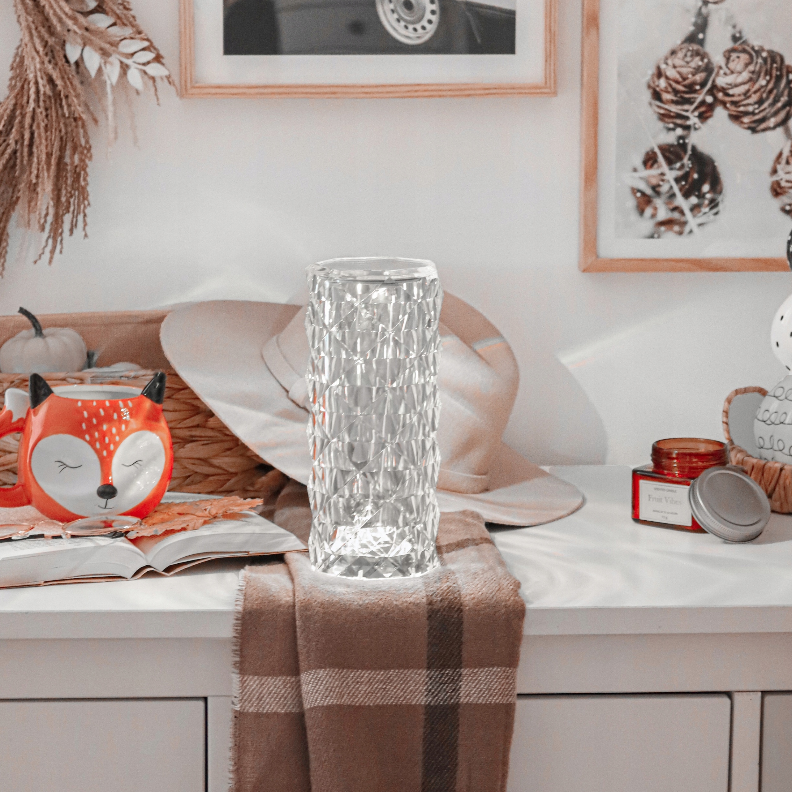 Lampka Nocna Aurelis Crystal LED RGB PILOT| PREZENT na ŚWIĘTA Płeć chłopcy dziewczynki