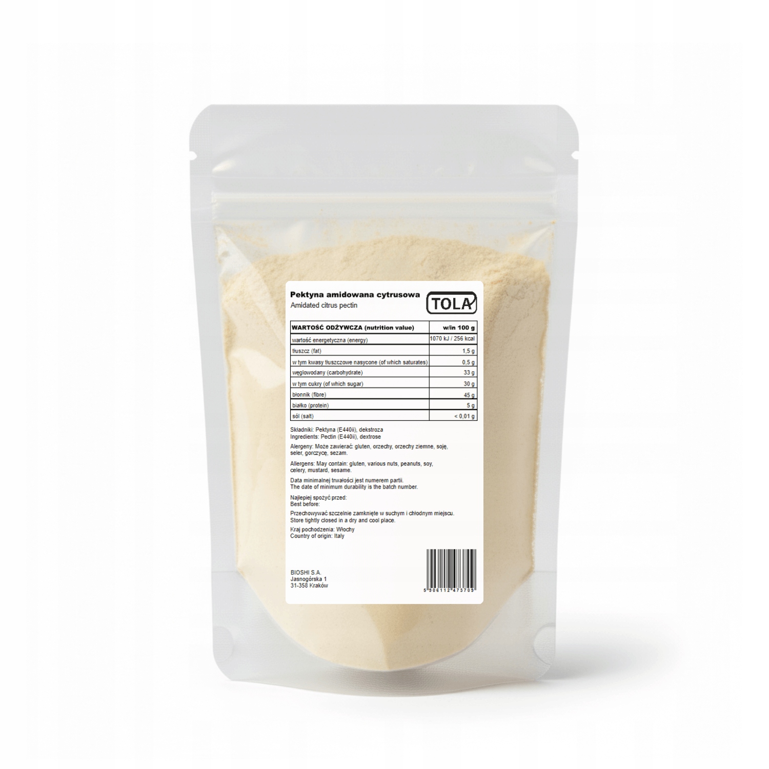 Pektin 1 kg – přírodní želírující látka, vysoká kvalita Tola