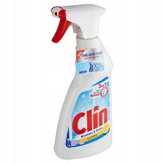 

Clin 3w1 płyn do mycia okien 500ml lemon
