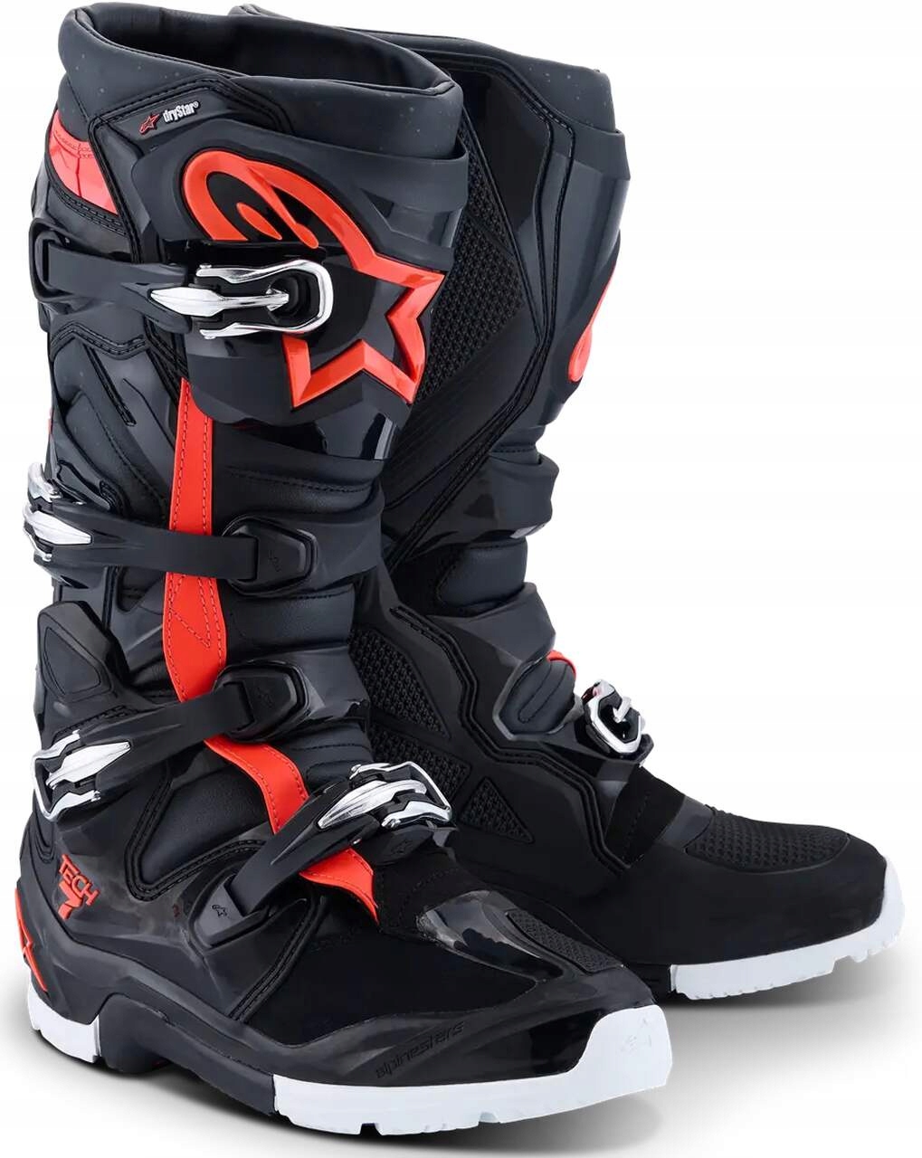 Topánky Alpinestars Tech 7 Enduro Drystar Boots Black/Red,/White 9 43