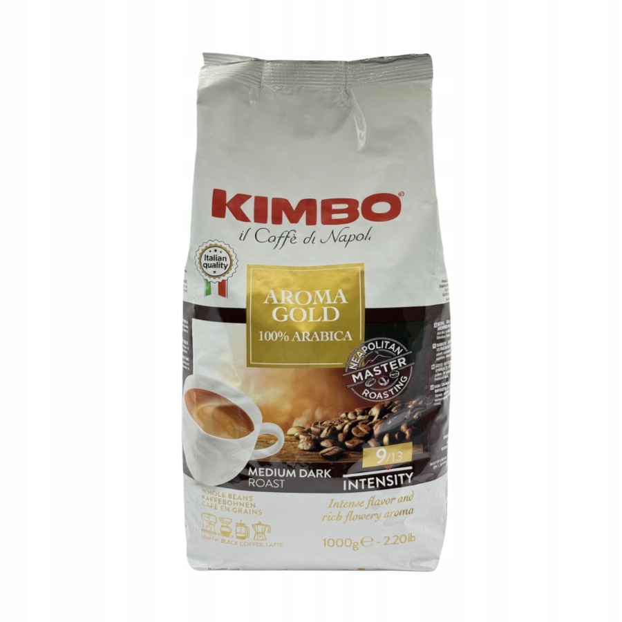 Kawa ziarnista Kimbo Aroma Gold 1kg 100% Arabica
