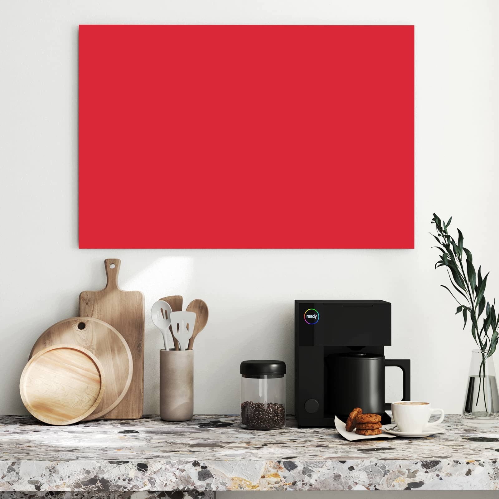 Magnetická tabule Ružowo-Červené Pozadí 90 × 60 cm
