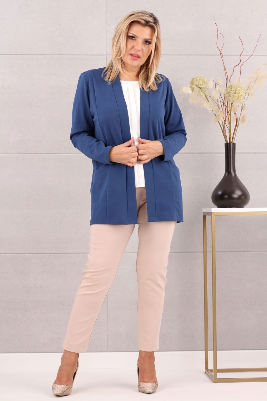 GŁADKA NARZUTKA ELEGANCKA LUŹNA POLSKI PRODUCENT DUŻE ROZMIARY Płeć kobieta