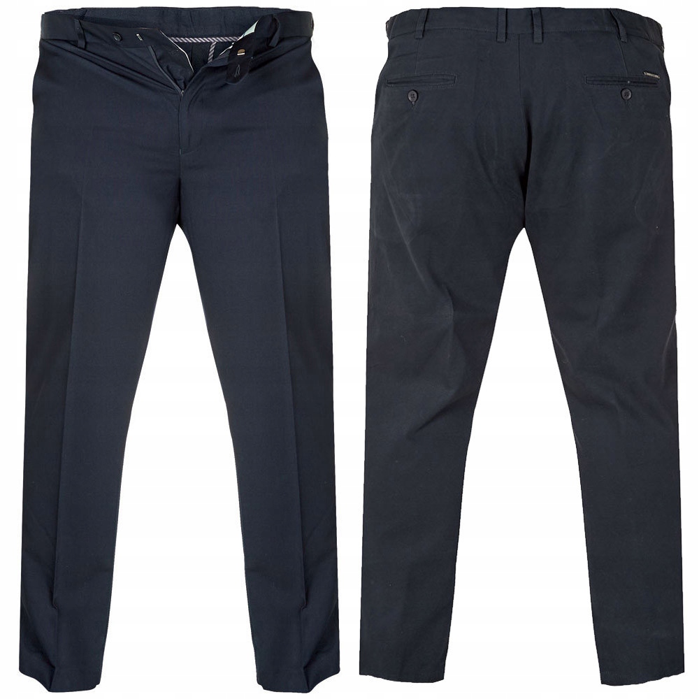 D555 kalhoty pánské Bruno L:32 chino nadměrná velikost 40 tmavě modrá