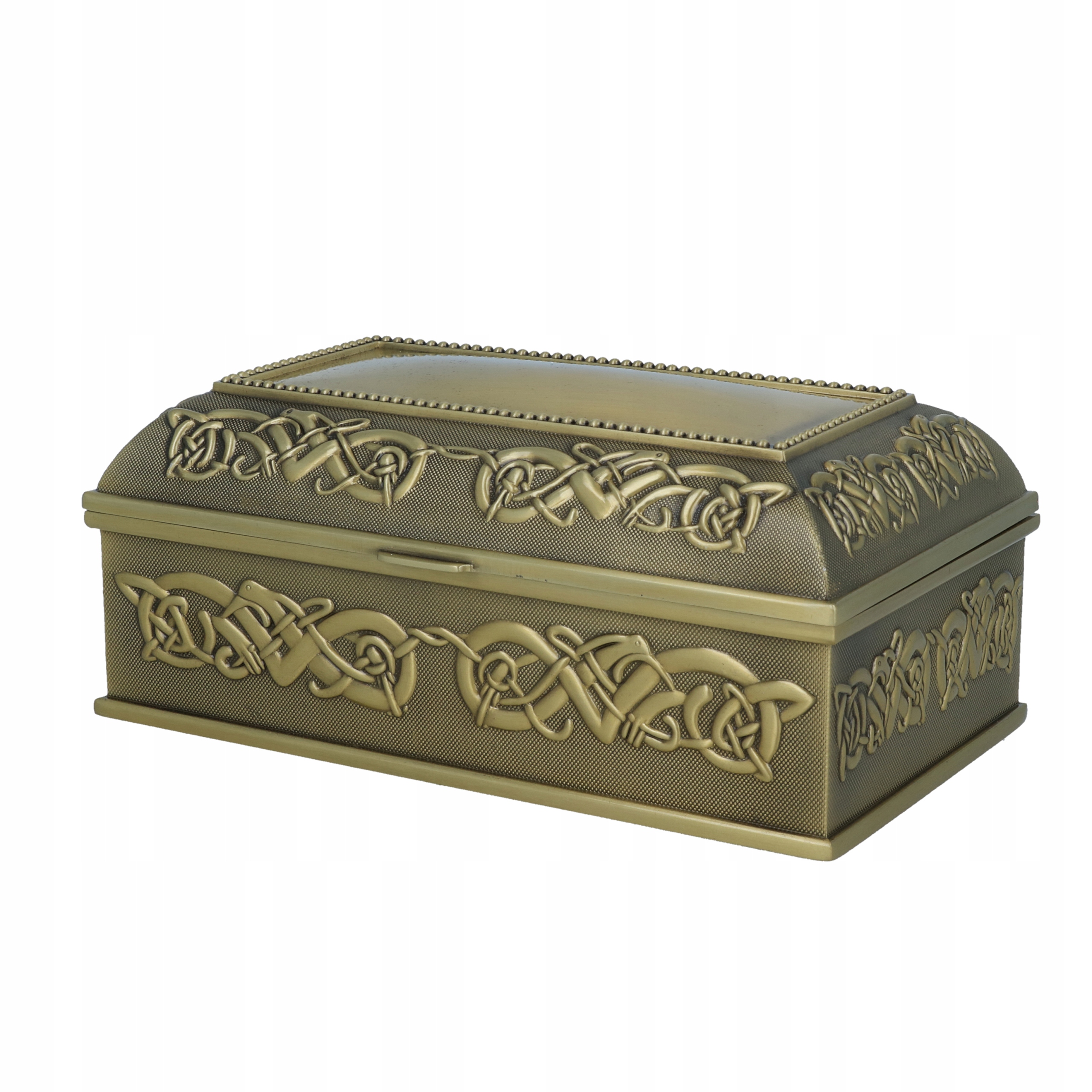 Gravírování Bonus Šperkovnice na bižuterii zlatá kovová krabička