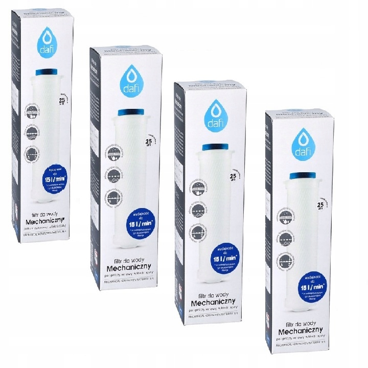 

4 X Filtr Do Wody Polipropylenowy Eko Dafi 25