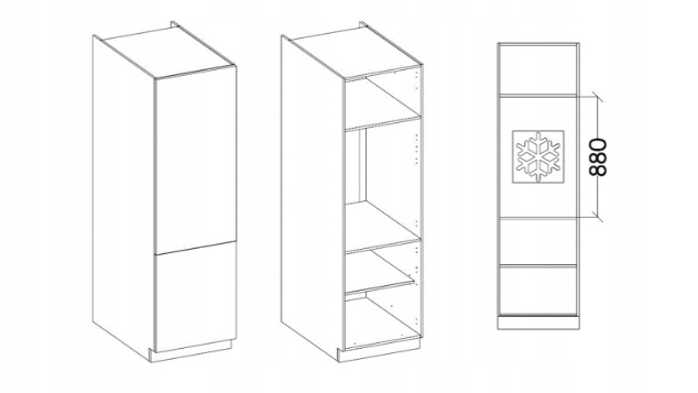 Zestaw mebli kuchennych gotowa kuchnia 290 cm TINA Marka Umeblujdom