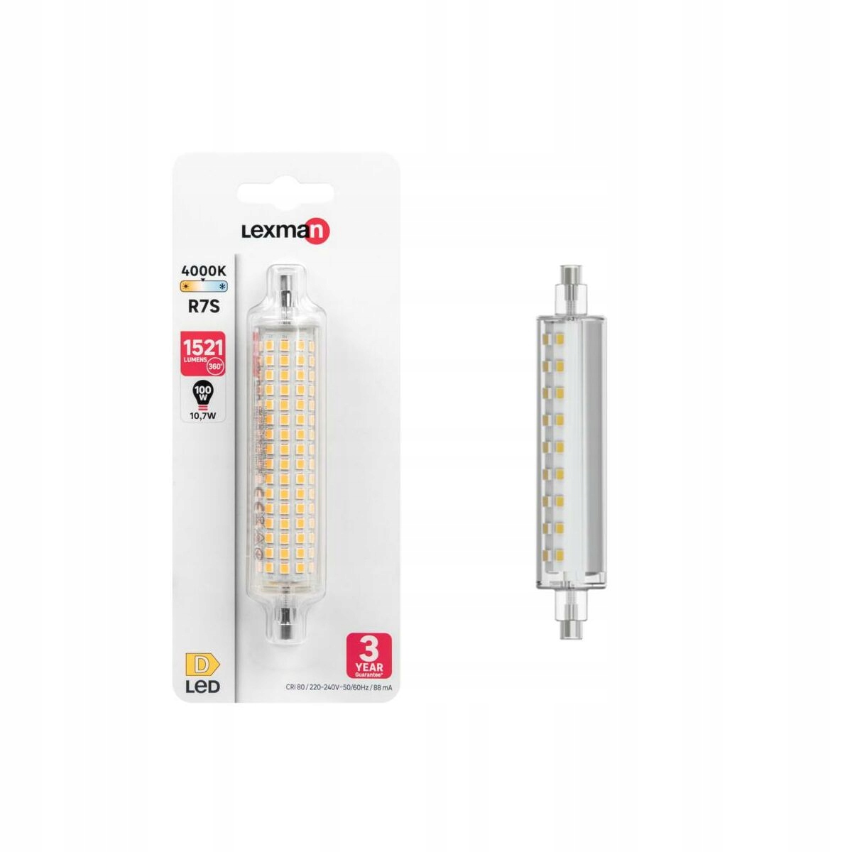 Żarówka Led R7S 10,7W 1521LM Neutralna biel