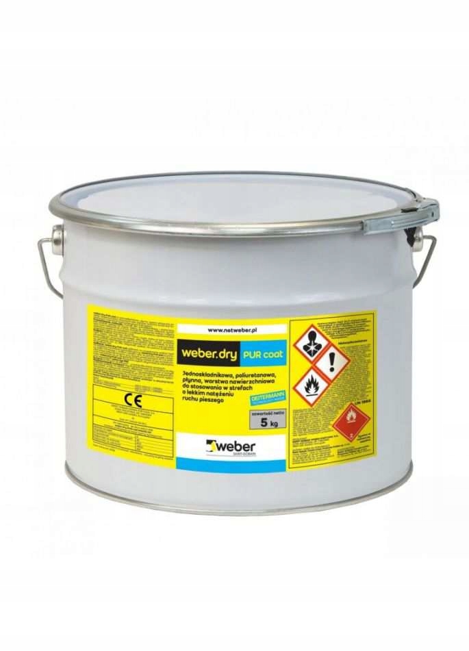 

Weber dry Pur Coat Poliuretanowa warstwa trans 5kg