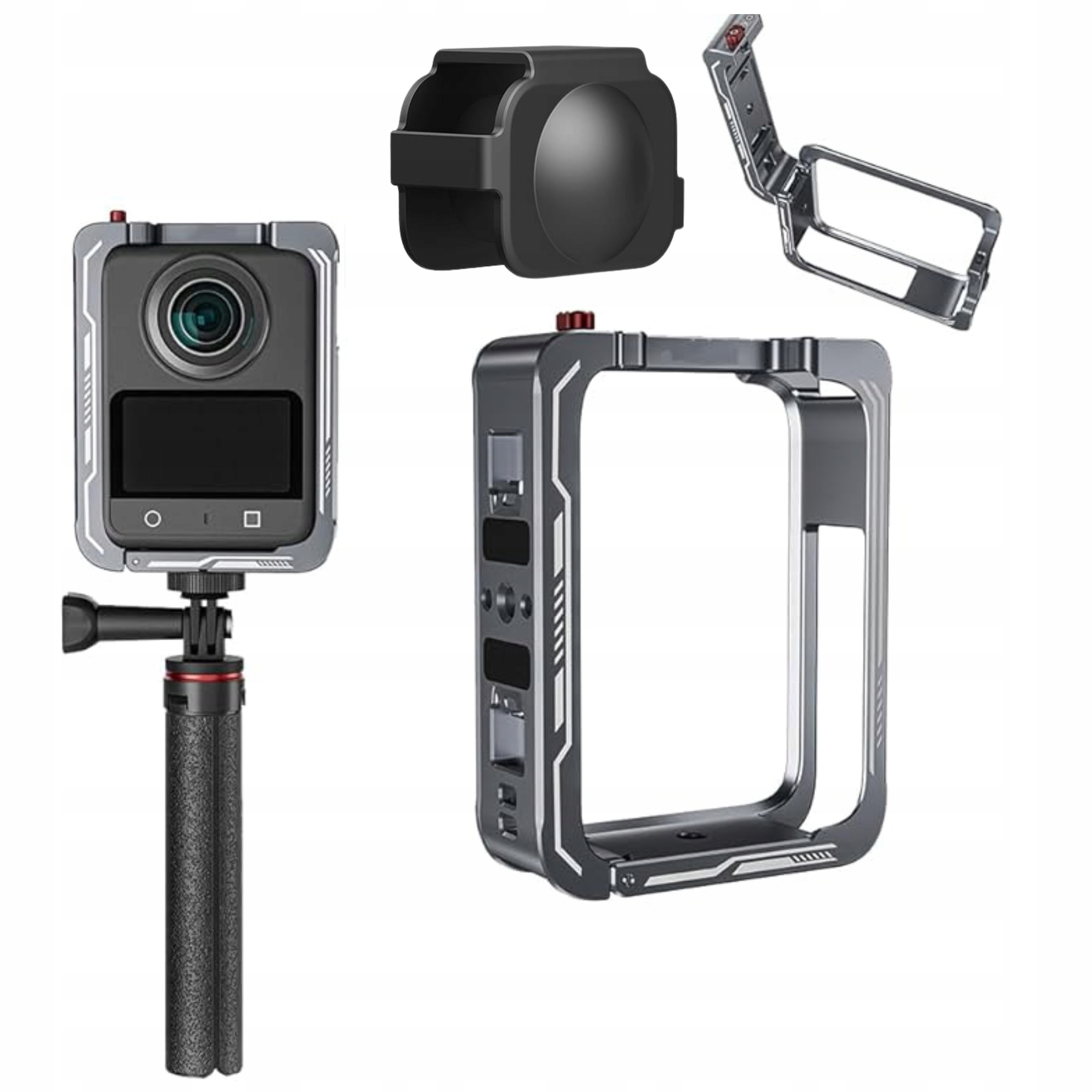 Ramka Obudowa Aluminiowa do Insta360 Dji Osmo 360 osłona obiektywu