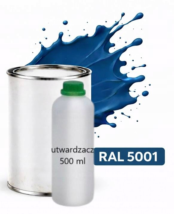 Ral 5001 Polyuretan Akryl 2:1 1 L Lesklý Lak Tužidlo Normal 0,5 L