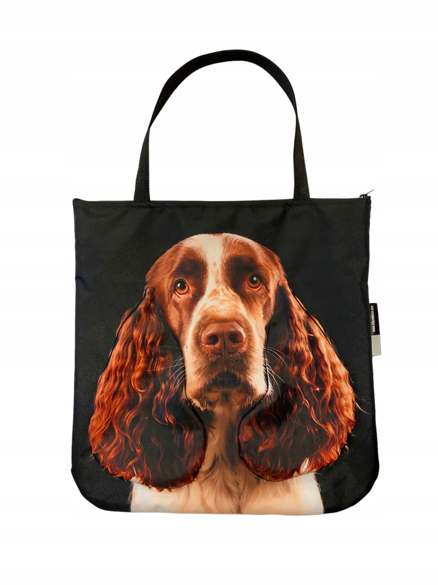 Taška 3D kabelka pro psa English Springer Spaniel na pláž velká, sbalitelná, zapínání