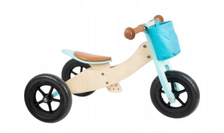 Rowerek trójkołowy biegowy drewniany regulowany 2w1 Small Foot