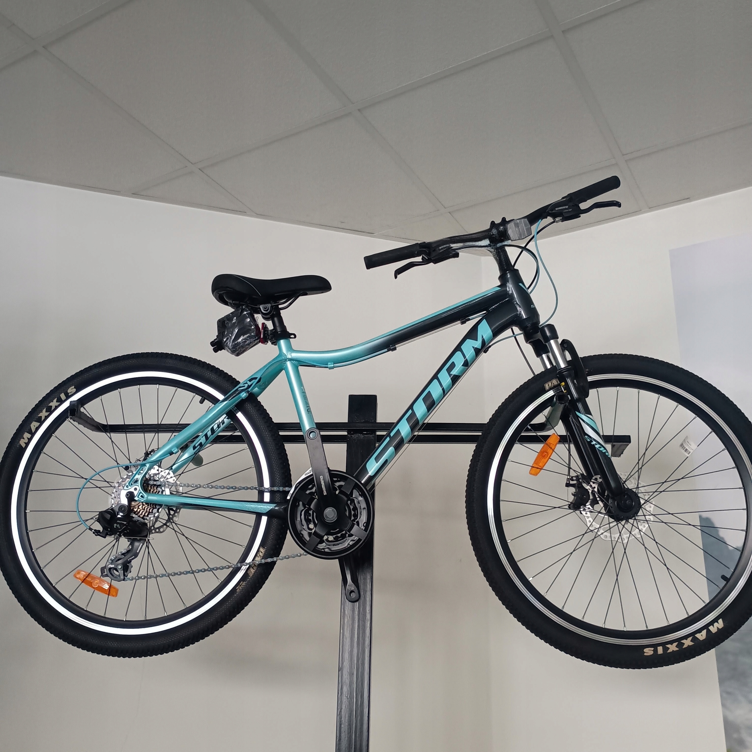 Rower 26 Storm Mtb Queen 2D tourney 3x7 2MT 17" grafit/morski