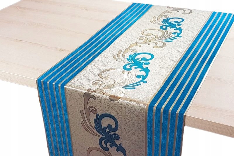 BIEŻNIK SILVER GOLD 40x140 OBRUS NA STÓŁ PREMIUM