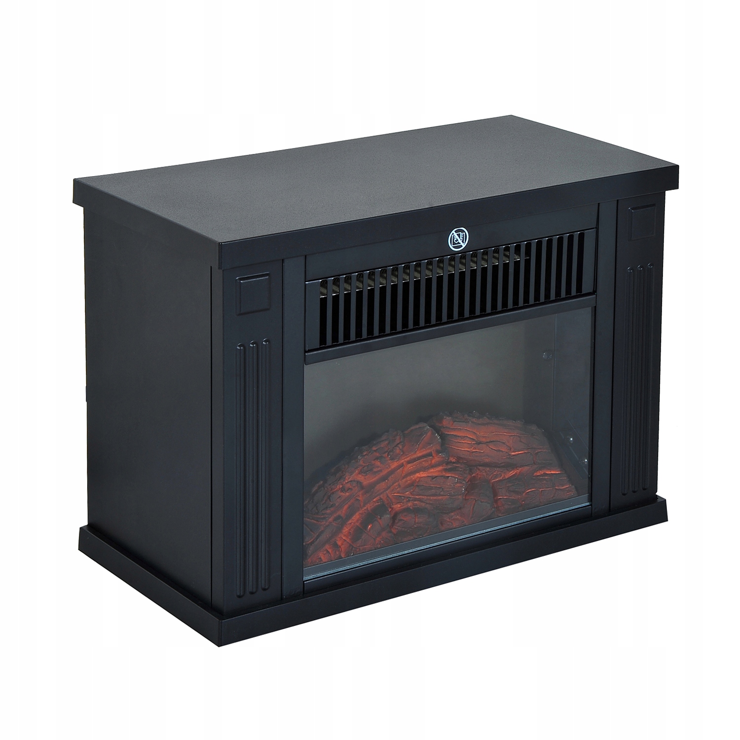 Stojaci Krb S Elektrickou Vykurovacou Funkciou Čierny 34x25x17 cm Elegantný