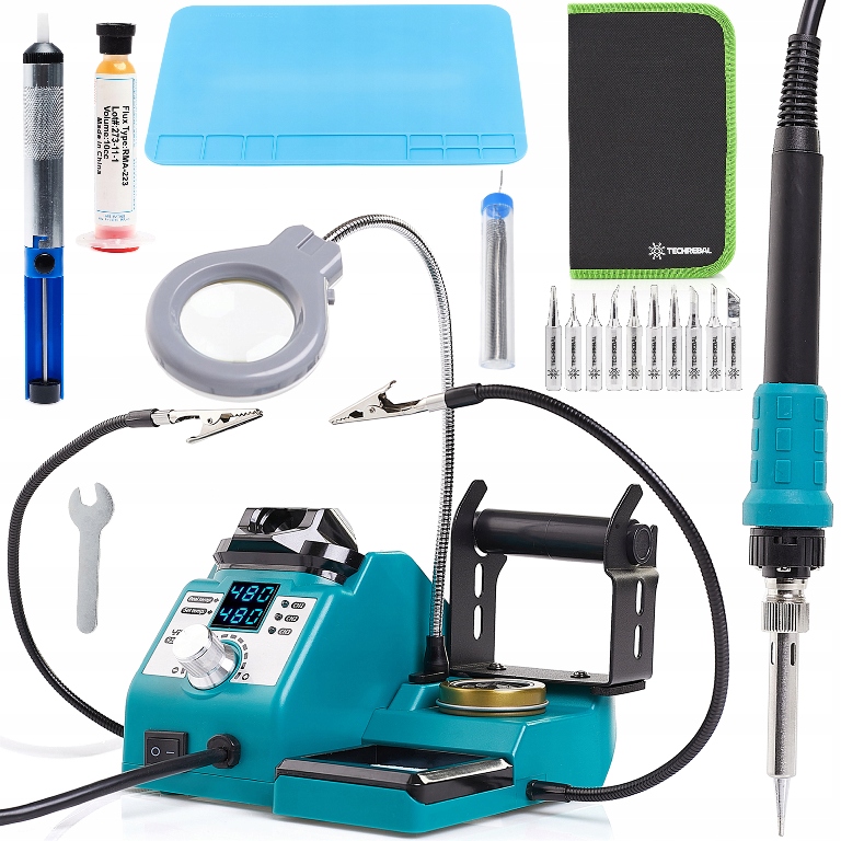 Hrotová Pájecí Stanice Yihua 926 Led-iv Groty 10 Ks Pouzdro Sada Podložek