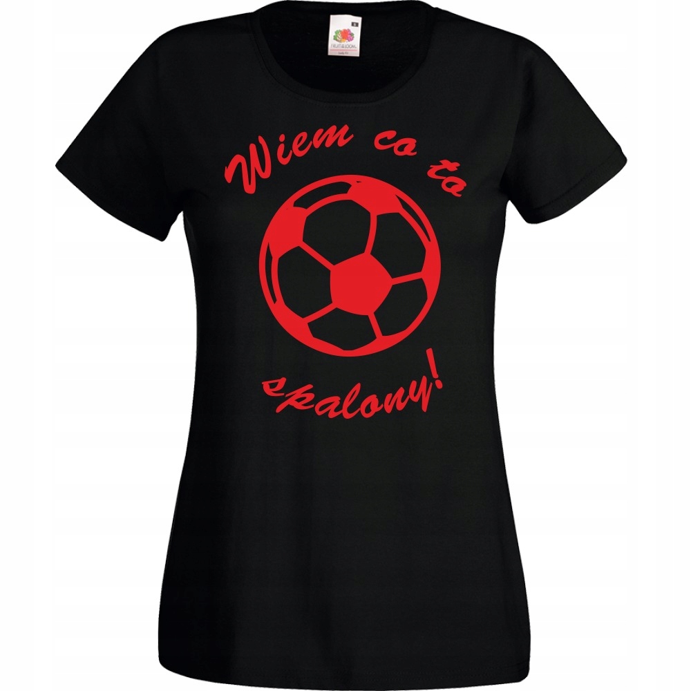 

Koszulka wiem co to spalony piłka M czarna