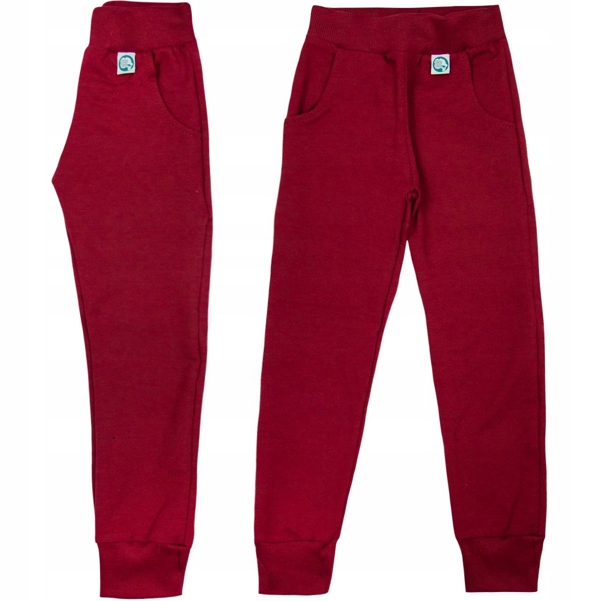 

Dresowe Spodnie spodenki dziecięce Slim bordo 146