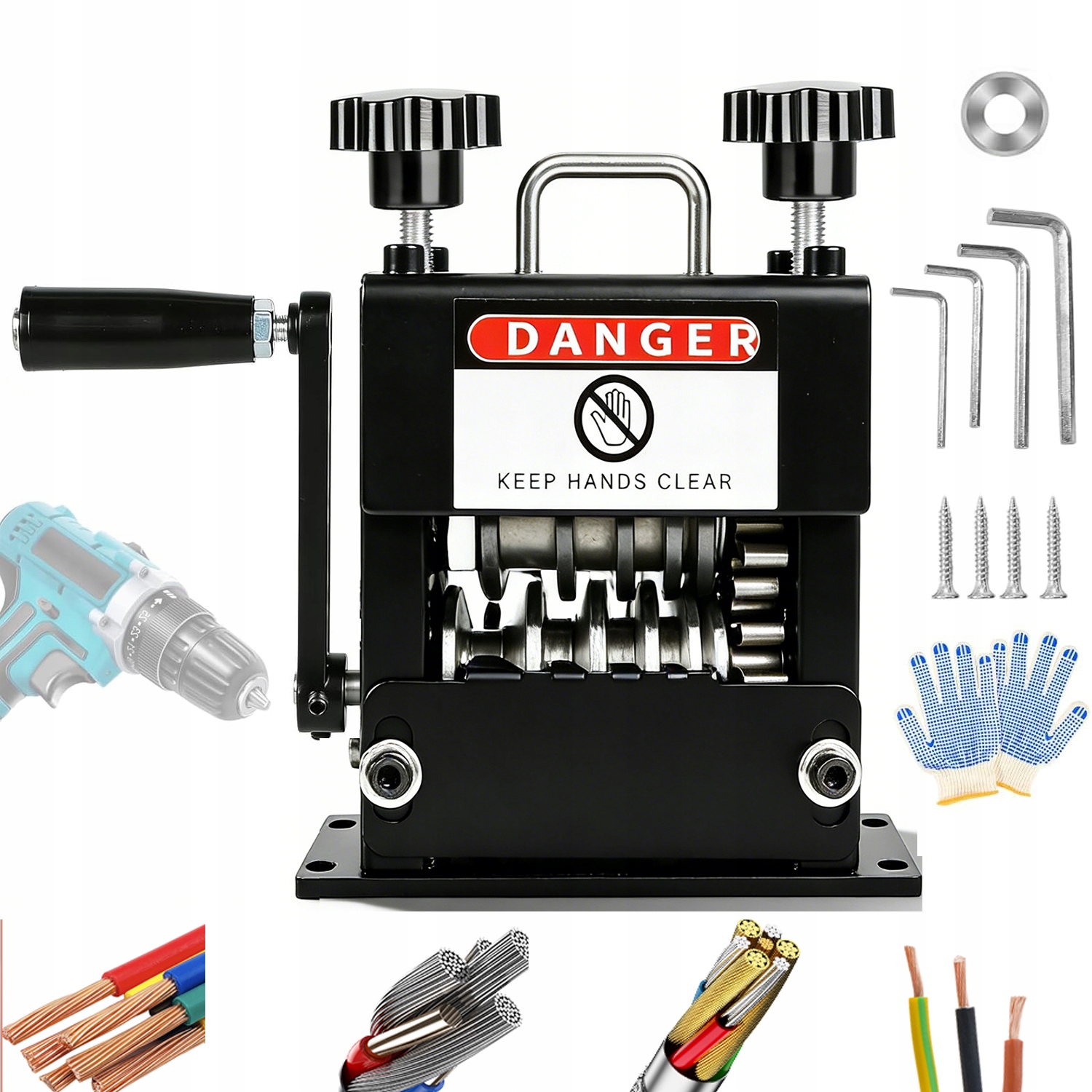 Strihač Kabelů Na Měď, Ruční Strihač Na Měď 0,5-17MM