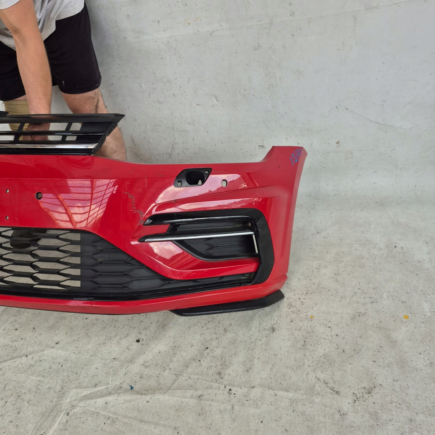 VW GOLF 7 VII 5G0 LIFT R-LINE 16- bumper front front 4XPDC SPR