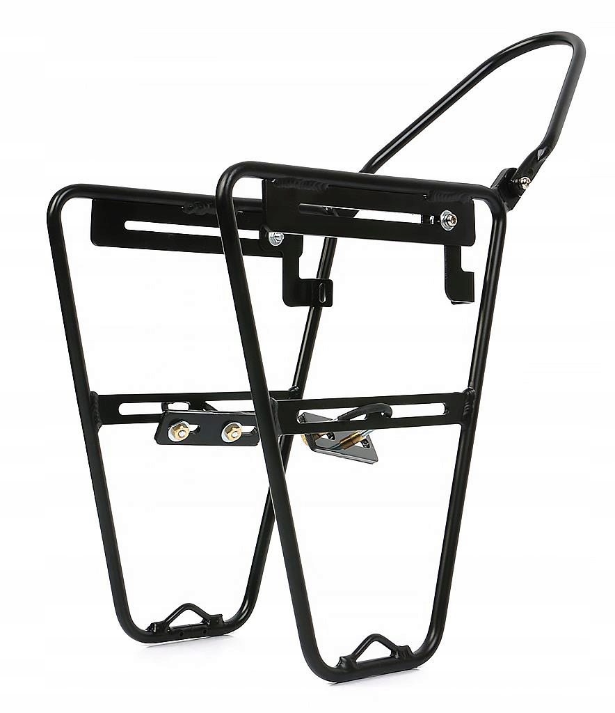 bagażnik przedni na widelec amortyzowany Czarny