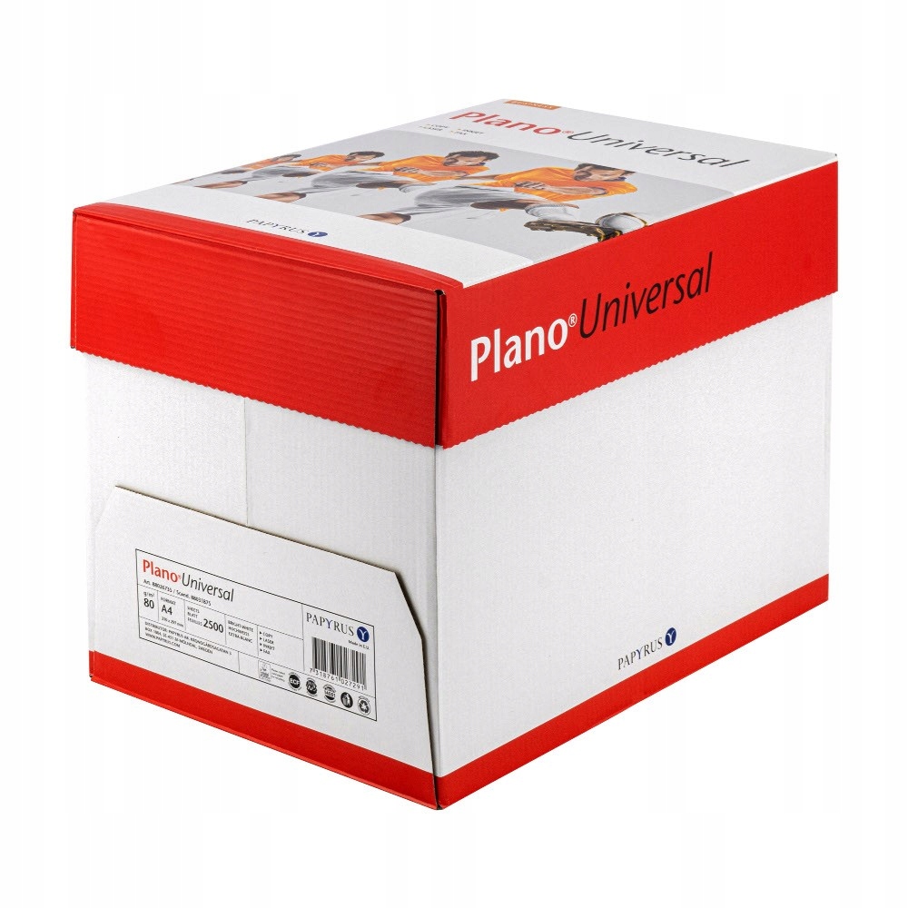 

Papier Ksero do Drukarki Karton 2500k A4 80g Biały